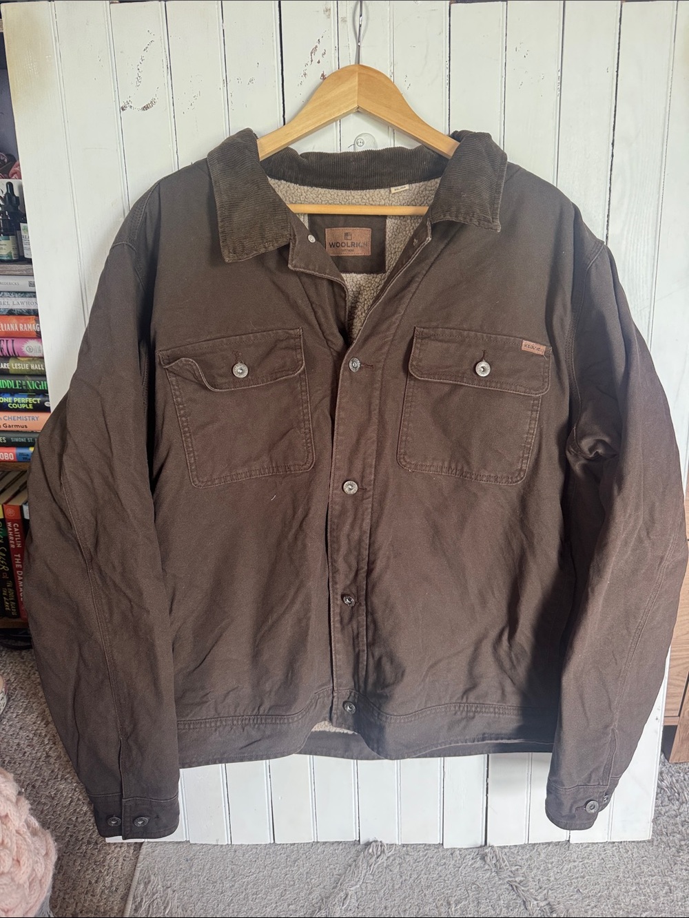 Woolrich Field Jacket Brown Size XXL